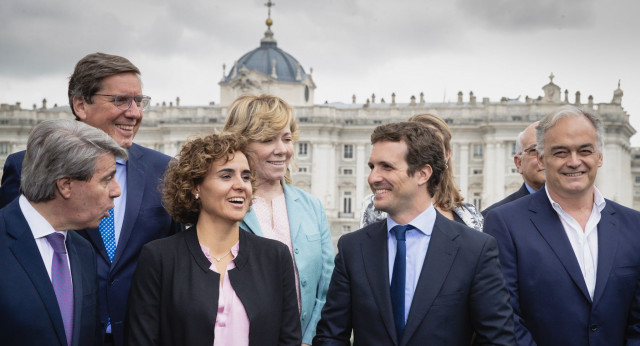 Pablo Casado en presentación candidatos listas europeas