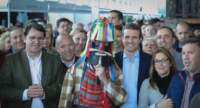 Pablo Casado en su visita a Zamora