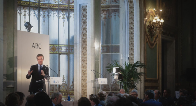 Pablo Casado en el Foro ABC