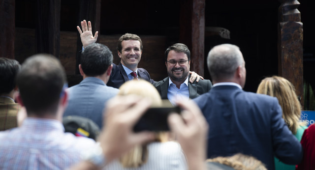 Mitin de Pablo Casado en Tenerife