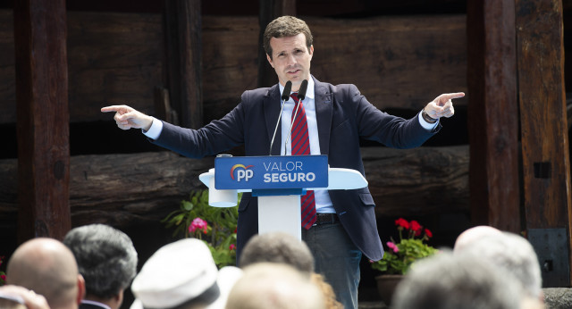 Mitin de Pablo Casado en Tenerife