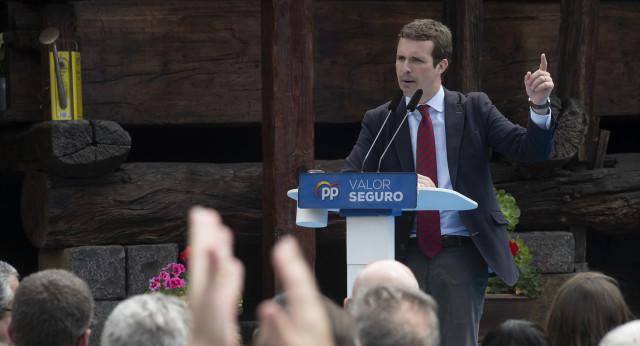 Mitin de Pablo Casado en Tenerife