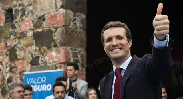 Mitin de Pablo Casado en Tenerife