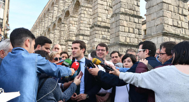 Pablo Casado en Segovia