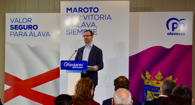 Javier Maroto en Vitoria