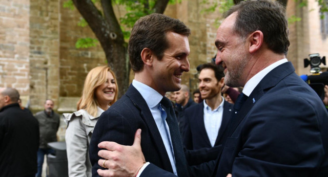 Pablo Casado en Pamplona