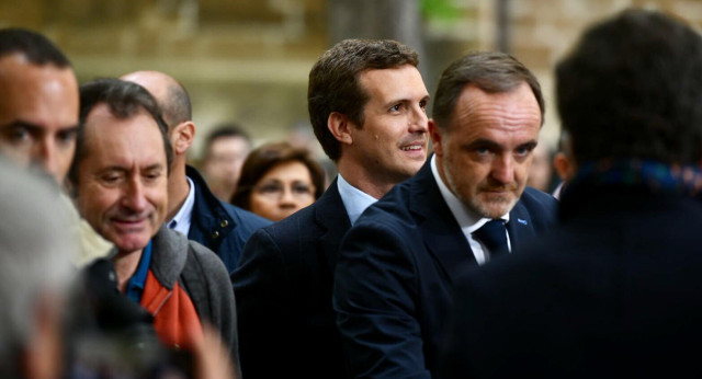 Pablo Casado en Pamplona