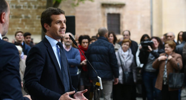 Pablo Casado en Pamplona