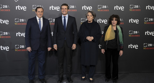 Pablo Casado en el debate Electoral de RTVE