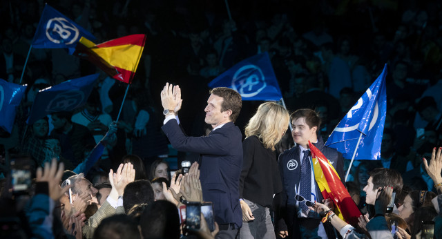 Pablo Casado cierre de campaña en Madrid