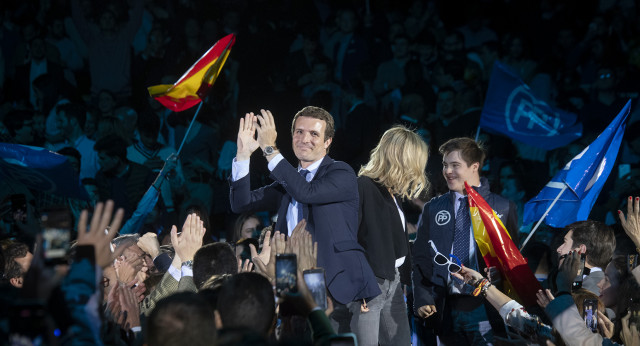 Pablo Casado cierre de campaña en Madrid
