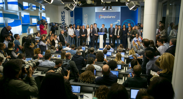 Pablo Casado declaraciones resultados electorales