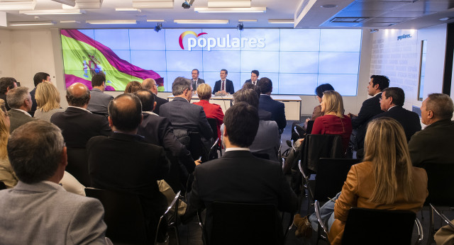 Reunión de Pablo Casado con Presidentes Provinciales