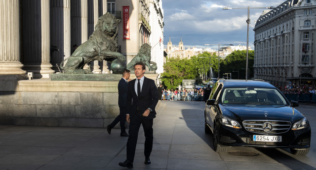 Pablo Casado visita la Capilla Ardiente de Rubalcaba