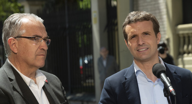 Pablo Casado en Pamplona