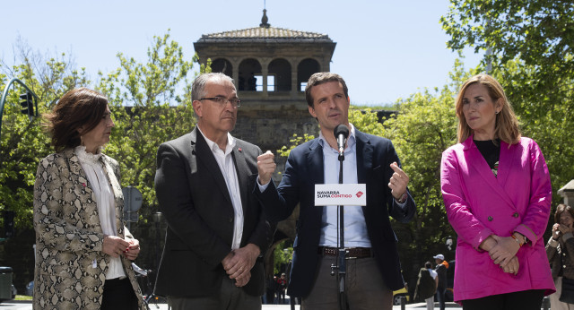 Pablo Casado en Pamplona