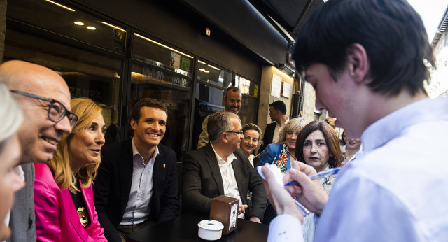 Pablo Casado en Pamplona