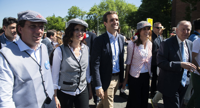 Pablo Casado visita la Pradera de San Isidro