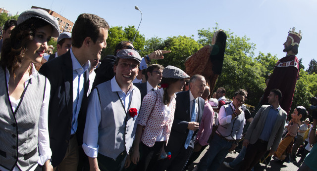 Pablo Casado visita la Pradera de San Isidro