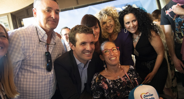 Pablo Casado en un acto en Boadilla del Monte