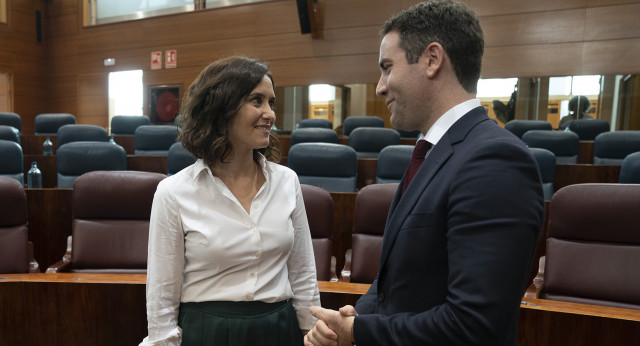 Isabel Díaz Ayuso y Teodoro García Egea