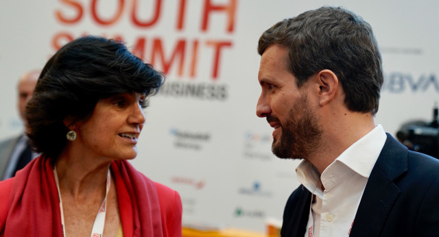 Pablo Casado visita el South Summit