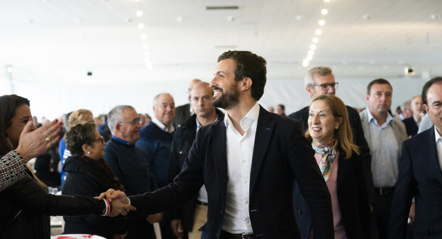 Pablo Casado, en Lalín