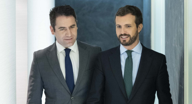 Pablo Casado y Teodoro García Egea