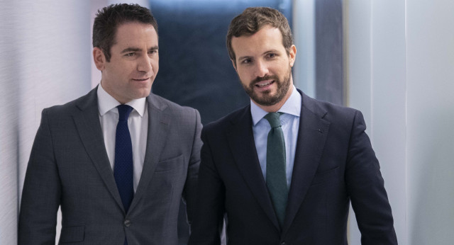 Pablo Casado y Teodoro García Egea