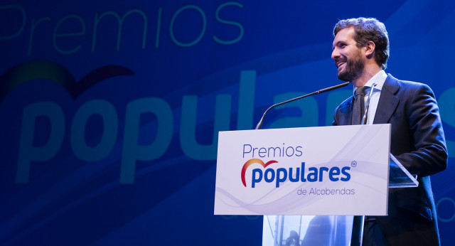 El presidente del Partido Popular, Pablo Casado