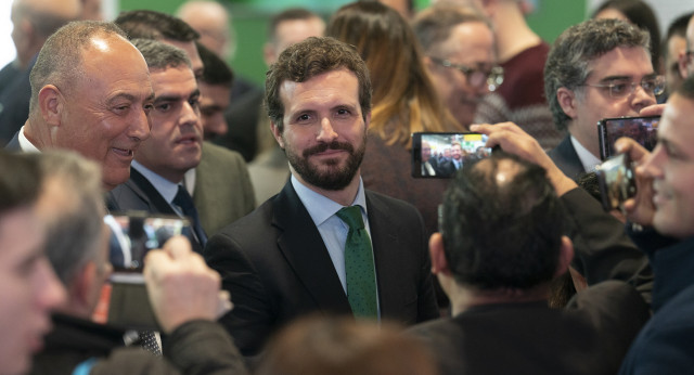 Pablo Casado, durante su visita a FITUR 2020