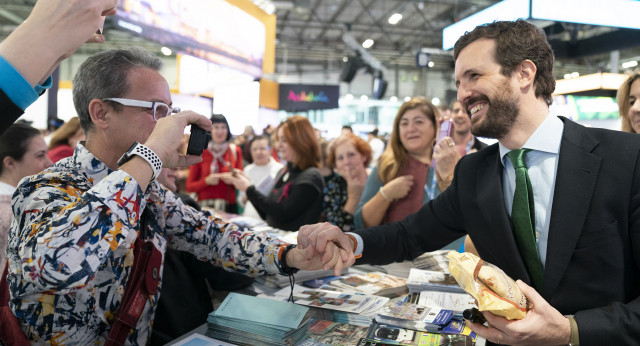 Pablo Casado, durante visita a FITUR 2020