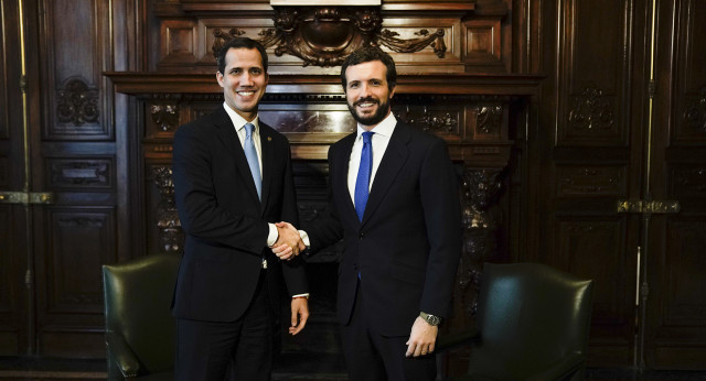 Pablo Casado se reúne con Juan Guaidó