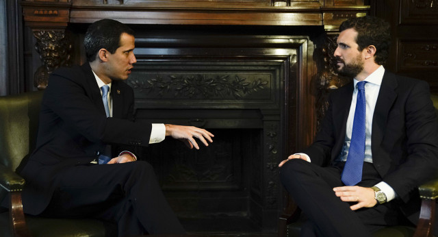 Pablo Casado se reúne con Juan Guaidó