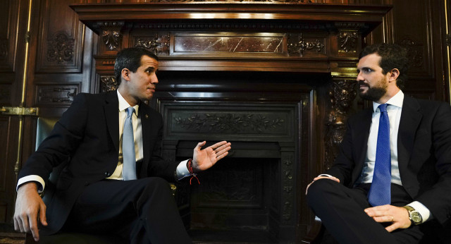 Pablo Casado se reúne con Juan Guaidó