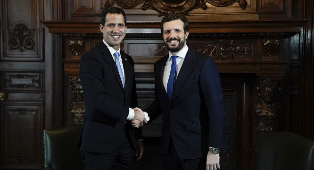 Pablo Casado se reúne con Juan Guaidó