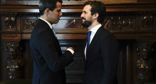 Pablo Casado se reúne con Juan Guaidó