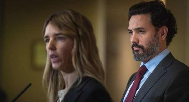 Los diputados Cayetana Álvarez de Toledo y Guillermo Mariscal.