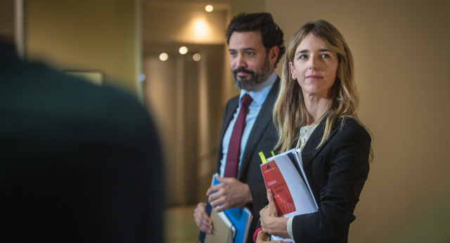 Los diputados Cayetana Álvarez de Toledo y Guillermo Mariscal.