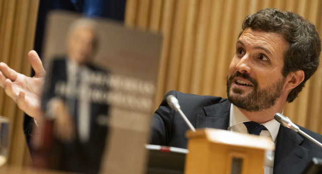 Pablo Casado, en la presentación del libro de José Manuel García-Margallo