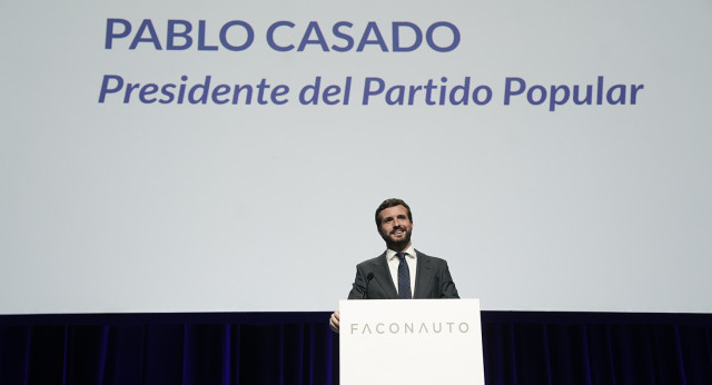 Pablo Casado interviene en el Congreso Faconauto