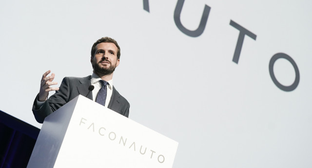 Pablo Casado interviene en el Congreso Faconauto