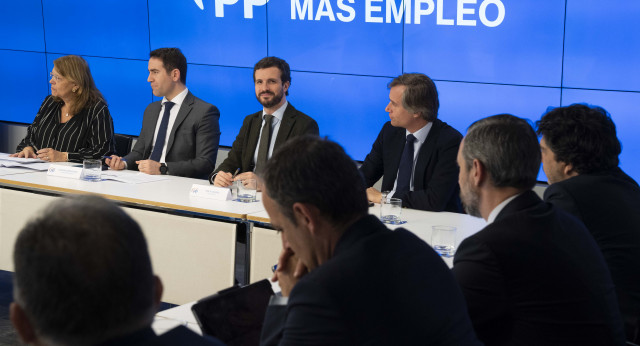 Reunión con consejeros de Hacienda del PP 