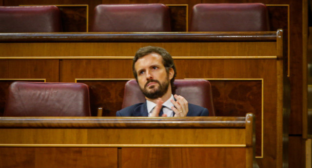 Pablo Casado, en el Pleno