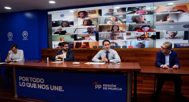 Reunión con alcaldes del PP en la Región de Murcia