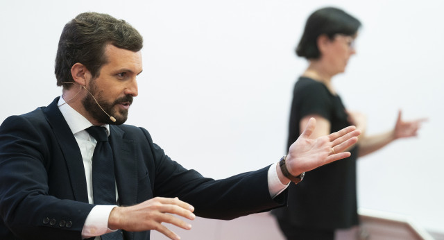 Pablo Casado, en la presentación del libro de Martínez Maíllo