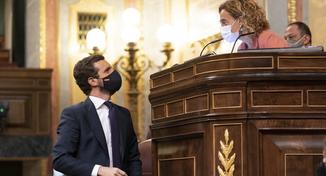 Pablo Casado en el Pleno del Congreso sobre los Fondos de Recuperación 