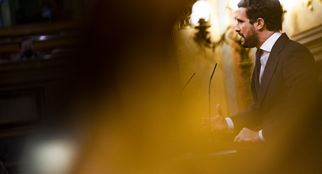 Pablo Casado en el Pleno del Congreso sobre los Fondos de Recuperación 