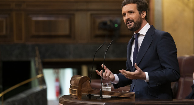 Pablo Casado en el Pleno del Congreso sobre los Fondos de Recuperación 