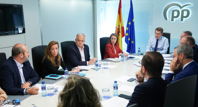 Alberto Núñez Feijóo preside el Comité de Dirección del PP